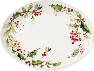 Certified International Holly & Vines Oval Platter