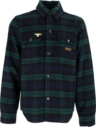 Deus Maxwell Check Blue Shirt