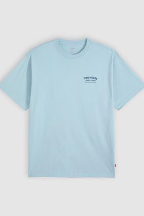 Levi's Vintage Fit Graphic Tee - Hombre - 2XS - Blue / Two Horse Aquatic Lounge Forget Me Not