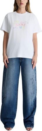 Romy Sketch Tee in White Print at Nordstrom, Size X-Large