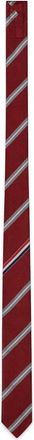 Thom Browne Cravatta Stripe Mogador - Rosso