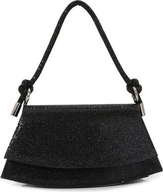 Berness Rhinestone Shoulder Bag in Black at Nordstrom Rack