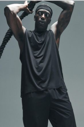 Alo | Idol Muscle Tank Top in Black, Size: Medium