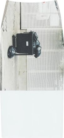 Issey Miyake Street View kokerrok met print - Blauw