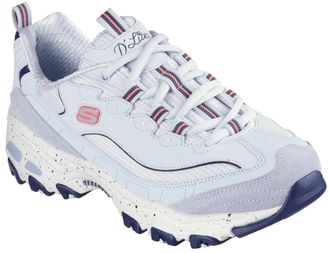 Skechers DLITES-BOLD VIEWS, Freizeitschuh, Halbschuh, Schn&uuml;rschuh mit Air-Cooled Memory Foam