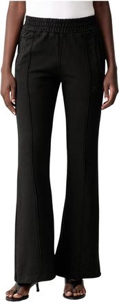 Pinko Flared Trainingsbroeken - Dames - Sweatpants - Zwart - L - Katoen - Broeken