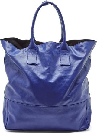 Bottega Veneta Shopper van gecoat canvas - Blauw