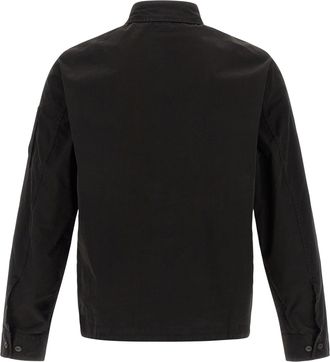 C.P. Company 100% Organic Cotton Overshirt - Black