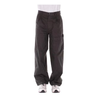 C.P. Company C.p. Company, Broeken, Heren, Groen, XS, Katoen, Microreps Peached Cargo Pants