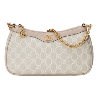 Gucci (WMNS) Gucci Ophidia GG Small Handbag Beige White 735132-UULAG-9682
