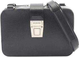Balenciaga Pre-owned Cross Body Bags, female, Black, Size: ONE SIZE Pre-owned Vintage Shoulder Bag
