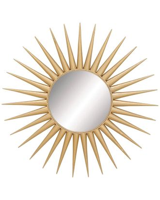 CosmoLiving by Cosmopolitan Cosmoliving By Cosmopolitan Cosmoliving By Cosmopolitan Glam Round Metal Wall Mirror