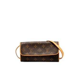 Louis Vuitton Pre-owned Cross Body Bags, female, Brown, Size: ONE SIZE Pre-owned Classic Pattern Crossbody Bag