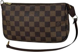 Louis Vuitton Pre-owned Pochette Accessoires - Dames - Vintage Clutch - Bruin - ONE Size - Vintage