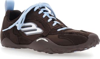 Balenciaga Womens Low Top Sneaker Monday Ultra Brown Polyester Trainers