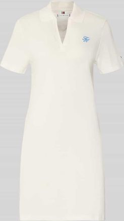 Tommy Hilfiger Regular Fit Freizeitkleid aus Baumwoll-Mix in Ecru, Gr&ouml;&szlig;e XL