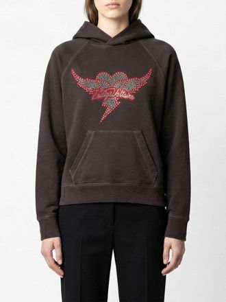 Zadig&Voltaire Felpa con cappuccio Georgy Zadig & Voltaire con stampa e strass