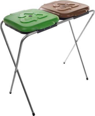 OEM Stand Pentru Saci De Sortare Deseuri Sortex 2 Verde - Maro