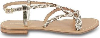 Les Tropeziennes Platte leren sandalen Homarie