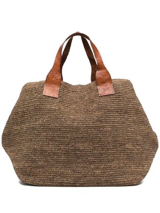 Ibeliv Geribbelde shopper - Bruin