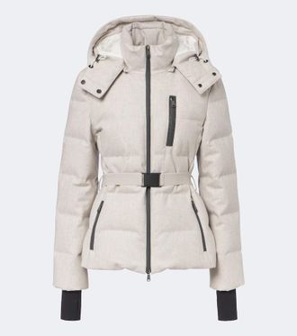 Brunello Cucinelli Chaqueta de esqu&iacute; de plumas de lana virgen