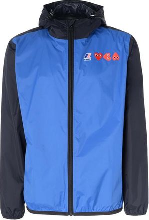 Comme Des Gar&ccedil;ons Windbreaker Jacket - Heren - Zomerjassen - Blauw - XL - Nylon - Jassen