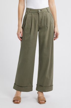 Wit & Wisdom Skyrise Wide Leg Pants in Laurel Oak at Nordstrom Rack, Size 14
