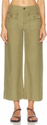 Frame Denim 70S Patch Pocket Crop Jean In Susa