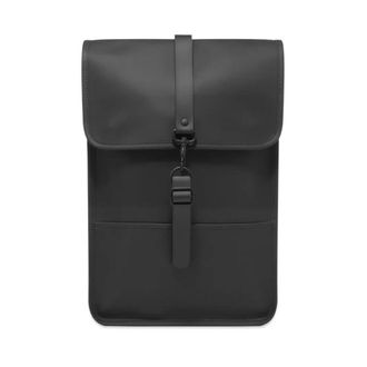 Rains Backpack Mini - Dames - Tassen - Zwart - Maat: ONE Size Zijde