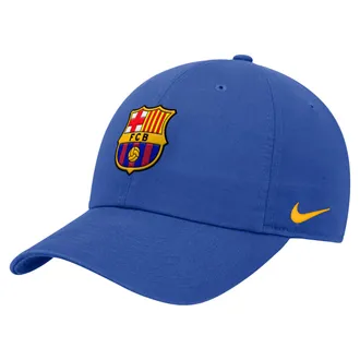 Nike FC Barcelona Club Nike Mens Adjustable Cap in Blue | C16941C991FCBC-RYL