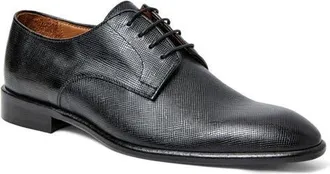 Bruno Magli Salerno Derby in Black Saffiano at Nordstrom, Size 10.5