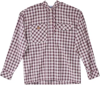 Moschino Camicia Cappuccio - Dames - Overhemden - Veelkleurig - XS - Katoen - Overhemden