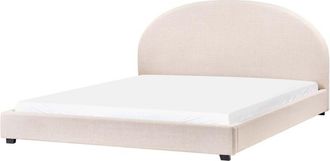 Beliani Waterbed Fabric VAUCLUSE 180 x 200 cm (EU Super King) Light Beige