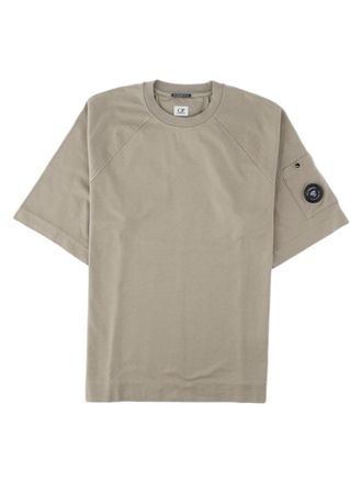 C.P. Company Grey Relaxed Fit Crew Neck Cotton T-Shirt