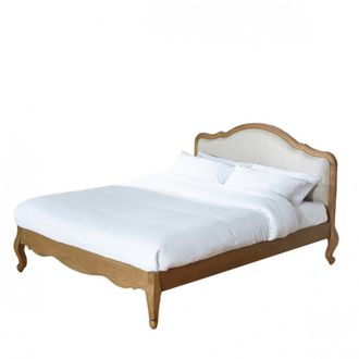 Robin des Bois Cama de 160x200 en roble marr&oacute;n