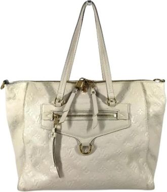 Louis Vuitton Pre-owned Monogram Empreinte Tote Bag - Dames - Vintage Shopper - Beige - ONE Size - Leer - Vintage