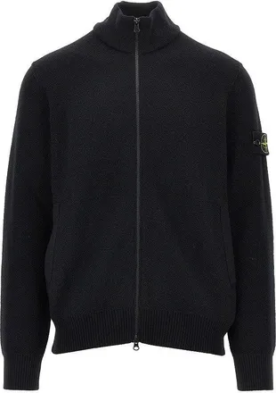 Stone Island Virgin wool full-zip cardigan Man XXL
