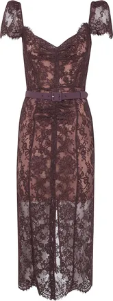 Self Portrait Dress Floral Lace Midi