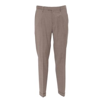 BRIGLIA 1949 Suit Trousers, male, Brown, Size: 2XL Suit Trousers