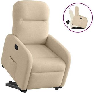vidaXL Vidaxl - Sill&oacute;n Reclinable Elevable De Tela Color Crema