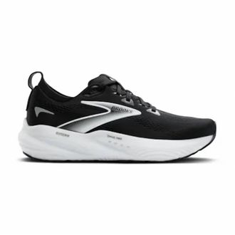 Brooks Mens Glycerin 22 Running Shoes In Black Grey White