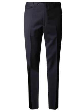 Tagliatore Navy Blue Slim-fit Trousers
