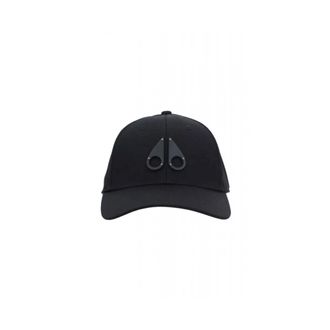 Moose Knuckles Logo Icon Baseball Cap - Heren - Petten - Zwart - ONE Size - Katoen - Accessoires