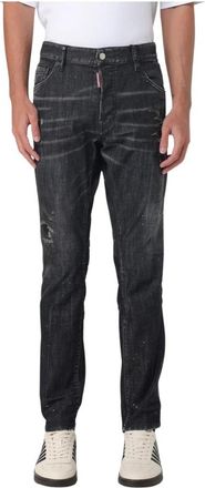 Dsquared2 Skater Nirvana Jeans - Heren - Slim Fit Jeans - Zwart - XS - Katoen - Jeans