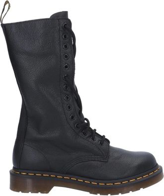 Dr. Martens Veter enkel laars - Dames - Veterlaarzen - Zwart - 37 EU - Leer - Schoenen