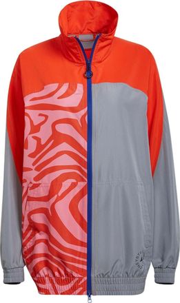 adidas (WMNS) adidas By Stella McCartney Color Blocked Track Jacket Asia Sizing Orange Grey H59949