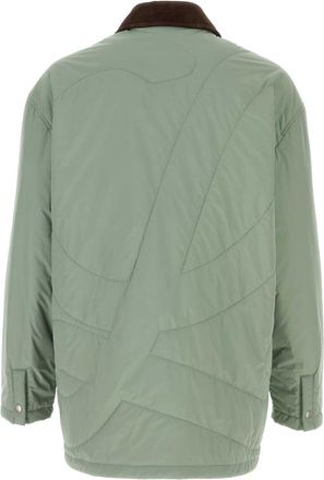 Loewe Mens Overshirt Jacket Green Polyester