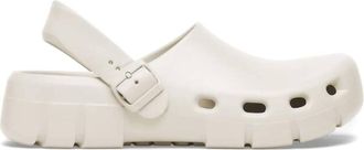 Birkenstock Womens Birki Flow Eva Clog In Eggshell