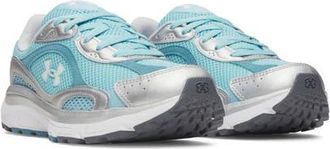 Under Armour UA Tech Runner Sneaker in Blue Haze /Metallic Silver at Nordstrom, Size 10.5