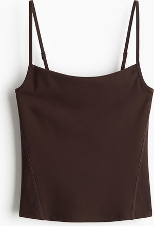 H&M Trägertop aus Jersey - Brown
